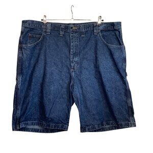 Wrangler Blue Denim‎ Carpenter Shorts Men Size 44 Regular 100% Cotton